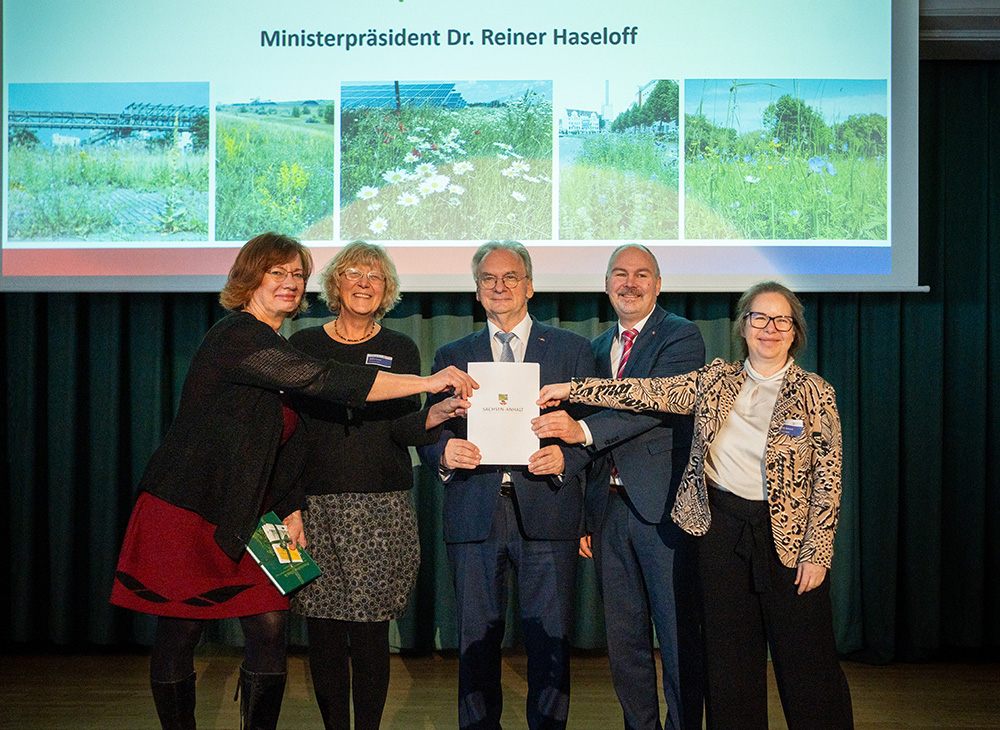 Übergabe des Förderbescheides